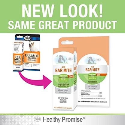 Four Paws Healthy Promise Aloe Ear Mite Treatment for Dogs, 0.75 oz - Image 6