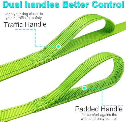 10FT Dog Leash with Traffic Handle Reflective Large Medium Dogs - Image 2