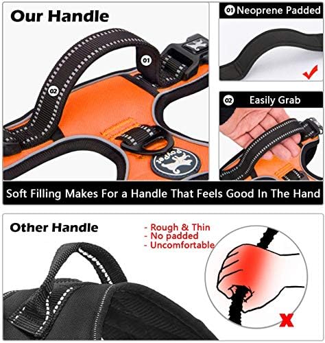PoyPet No Pull Dog Harness Large with Front Clip & Neck Release Buckle - Image 5