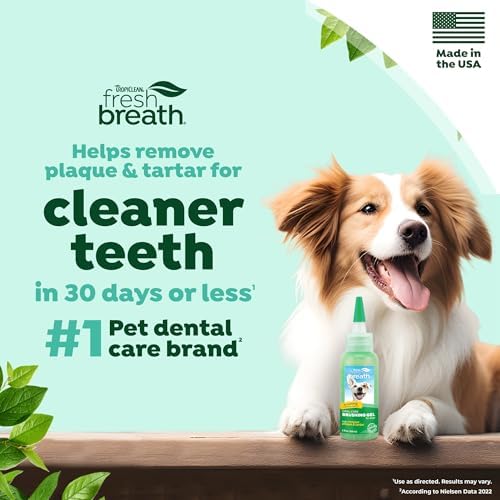 TropiClean Oral Care Brushing Gel for Dogs & Cats| Dog Toothpaste | Pet Dental Gel | Dog Teeth Cleaning Use with Pet Toothbrush | 2 oz - Image 2