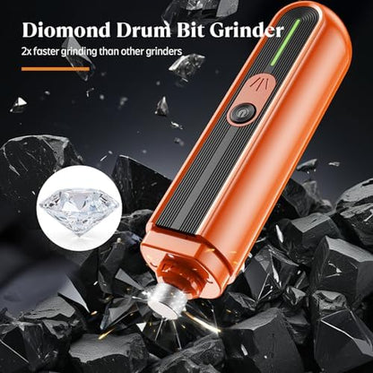 YABIFE 4-Lights Dog Nail Grinder, Easy Quick Locate Dog Nail Trimmers, for Puppy Paw Toenails or Pets from Small, Medium to Large, with Travel Lock, Whisper Quiet, Heavy Duty 3 Speeds - Image 5