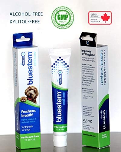 Dog Toothpaste : Vanilla Mint Flavor Tooth Paste for Dogs. Teeth Brushing Cleaner Pet Breath Freshener Oral Care Dental Cleaning Kit. Tartar & Plaque Remover Brushes - Image 6
