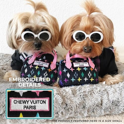 Haute Diggity Dog Chewy Vuiton Handbag Plush Dog Toy, Designer Parody Toy - Image 5