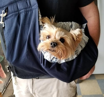 Pet Sling Carrier, OrgMemory Adjustable Dog Sling, Small Dog Cat Outdoor Shoulder Pet Carrier (Heart Shaped) - Image 4