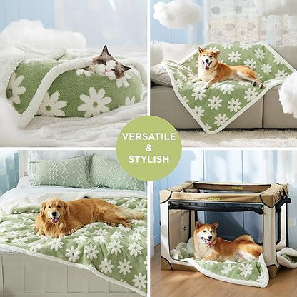 LE SURE Waterproof Blanket for Bed Cute Cozy 3D Jacquard, Twin（60x80） - Image 4