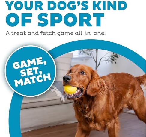 Outward Hound by Planet Dog Sport Ballz Tennis Ball Treat-Dispensing Fetch Ball Dog Toy - Image 3