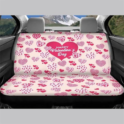 AFPANQZ Hearts Cloth Back Seat Cover Non-Slip Interior Protective Cover Non Slip Car Rear Seats Dog Seat Covers Durable Scratch-Proof Protector for Pet Fur and Mud - Image 3