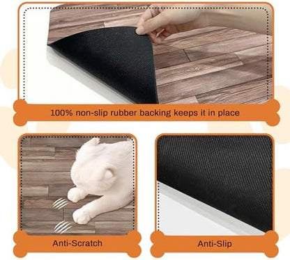 Pet Feeding Mat for Floors Waterproof Dog Mat for Food and Water Absorbent Quick Dry Non Slip mat for Cat Bowls - Image 3