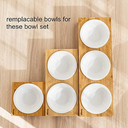2-Pack Ceramic Pet Bowls for Cats and Dogs – Dual Dish Set for Food & Water, Food-Safe Bone China, Easy Clean, Dishwasher Safe - Image 4