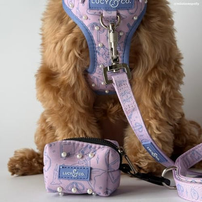 Lucy & Co. Magnificent Mermaid Pearl Dog Poop Bag Holder and Dispenser, Clips to Leash, Water-Repellent Neoprene, Includes Refill Roll - Image 5