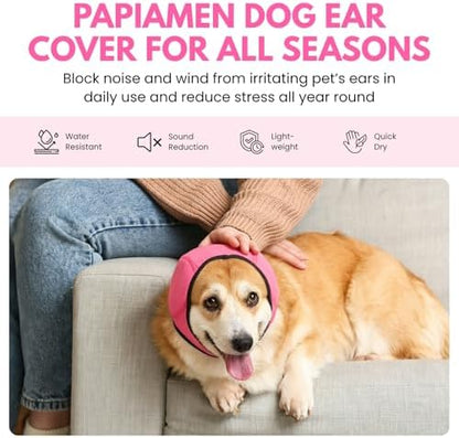 Waterproof Ear Covers for Bath & No Flap Ear Wraps for Dogs - Image 6