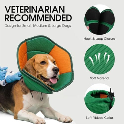 Dog Cones for Medium Dogs Soft Cone for Dogs to Stop Licking - Image 3