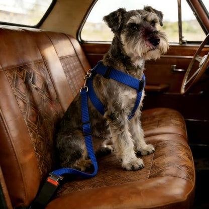 Elisel Elisel 2 Packs Adjustable Length Pet Dog Cat car seat Belt Pet seat Belt Pet Accessories for Dogs Cats and Pets (Blue) - Image 6