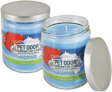 Pet Odor Exterminator Specialty Pet Products Clothesline Fresh 13 Oz Candle, 2-Pack by Unknown