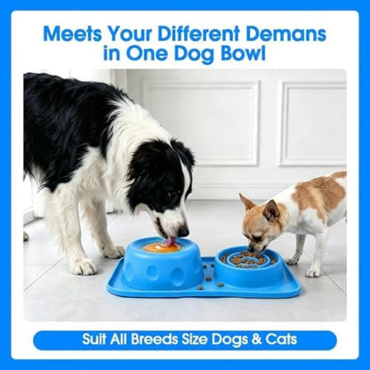 Slow Feeder Dog Bowls for Liquid/Dry Food, Bone Broth Dog Lick Bowl 380ML - Image 3