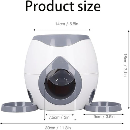 Dog Pitching Automatic Dispenser -400ml Large Capacity Automatic pet Puzzle Feeder, Dog Interactive Intelligence Training toy11