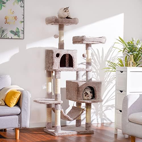 Hey-brother Cat Tree Tower with Sisal Scratching Posts, Big Condo, MPJ020MU - Image 2