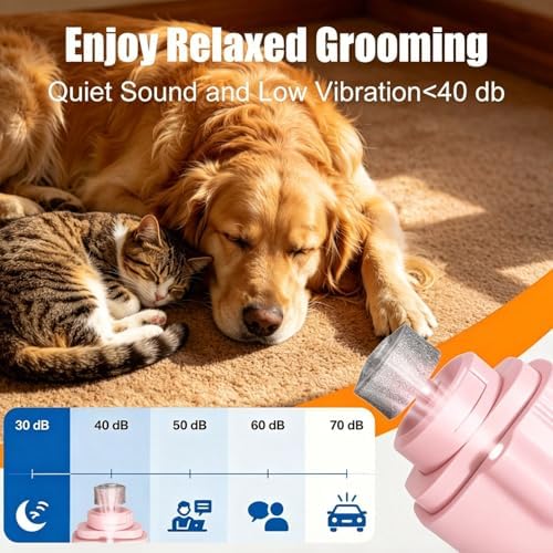 2-in-1 Dog Nail Grinder & Dog Nail Clipper for Sensitive Pets - Image 5