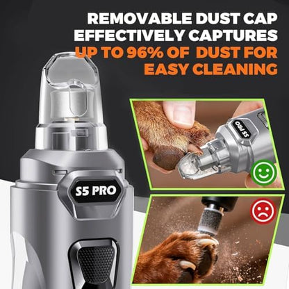 Whisper Quiet Dog Nail Grinder Safe & Stress-Free for Sensitive Dogs Cats - Image 7