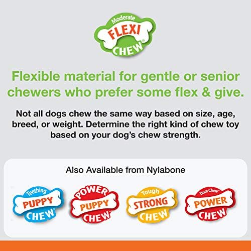 Nylabone Flexi Chew Small Dog Value Pack Dog Toys with Chew Treat, 3 Count - Image 4