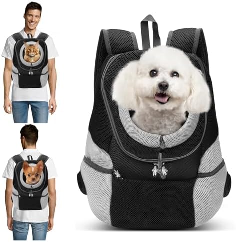 PETCUTE Dog Backpack Carrier Cat Carrier Pet Travel Carriers for Small Dogs and Cats Pet Travel Backpack by PETCUTE