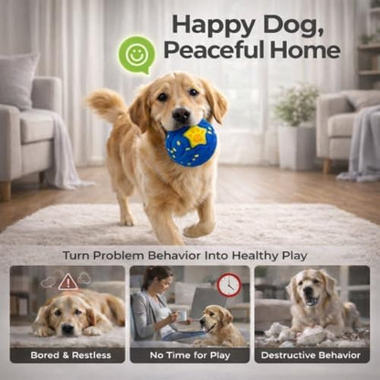 Interactive Dog Ball Toy for Medium & Large, Automatic Moving TPU - Image 2
