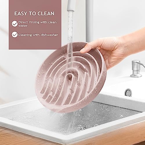 Coomazy Slow Feeder Dog Bowls, Silicone Anti Choking Puzzle Dog Food Bowl - Image 6