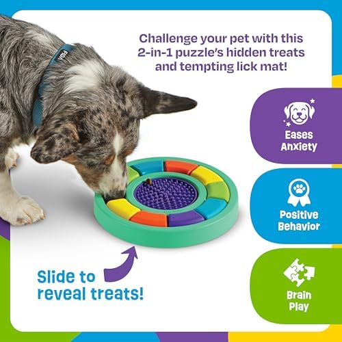 Brightkins Color Wheel Treat Puzzle and Lick Mat - Image 4