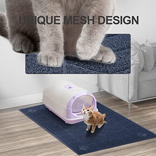 Cat Litter Box Mat, 47" x 35" Large Waterproof Litter Trapping Mat - Image 6