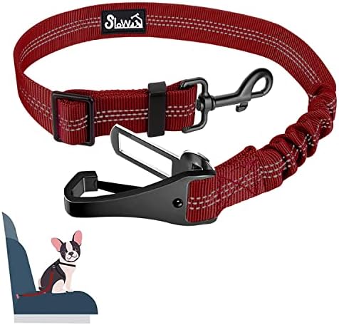 SlowTon Dog Car Seat Belt, 3 in 1 Latch Bar Attachment Dog Safety Seatbelt by SlowTon