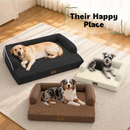 MEKIY Orthopedic XL Dog Bed with Bolster for Extra Large Size Dogs - Image 5