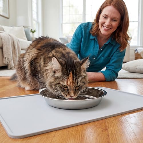 6PCS 304 Stainless Steel Pet Bowl for Cats & Dogs – Food Grade, Non-Toxic, Rustproof, Dishwasher Safe, Wide Whisker Friendly Cat Food Water Feeding Bowl - Image 3
