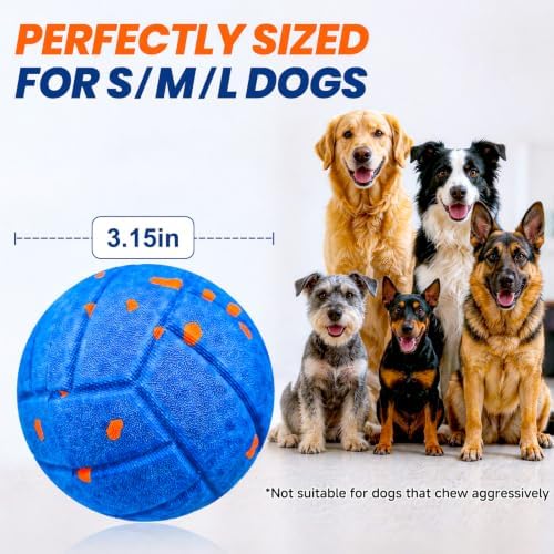 Smart Interactive Dog Toy to Keep Them Busy, Automatic Moving, E-TPU Material, 3 Interactive Modes, IPX7 Waterproof, USB Rechargeable, Active Rolling Ball for Puppy, Medium and Large Dogs (Blue) - Image 6