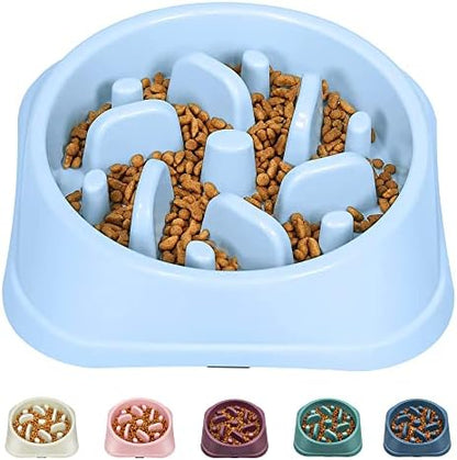 UPSKY Slow Feeder Small Dog Bowl - Anti-Slip Puzzle Bowl Feeder, Interactive Bloat Stop, Anti-Choking by UPSKY