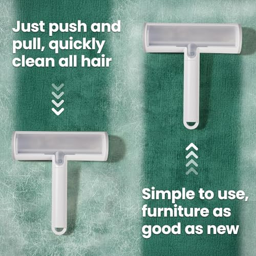 Pet Hair Removal Tool and Lint Roller Value Set, Sticky Lint Remover - Image 3