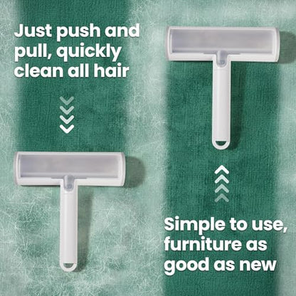 Pet Hair Removal Tool and Lint Roller Value Set, Sticky Lint Remover - Image 3
