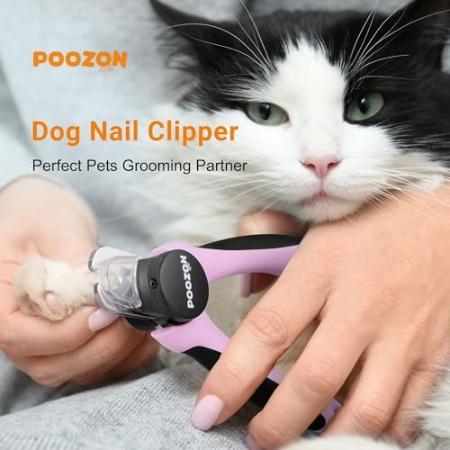 Dog Nail Clipper with Light, Illuminates Nail Clipper Kit or Bloodline for Safe, Easy Trimmers, Extra Sharp for Thick Nails, Quick Sensor, Avoid Over Cutting Toenail, for Cats & Dogs - Image 2