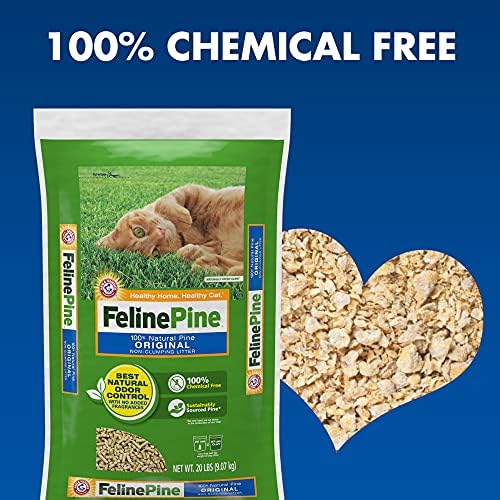Feline Pine Cat Litter Original 7lb - Image 2