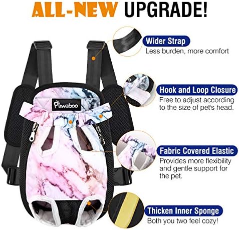 Pawaboo Pet Front Carrier Backpack for Small Medium Dogs - Image 4