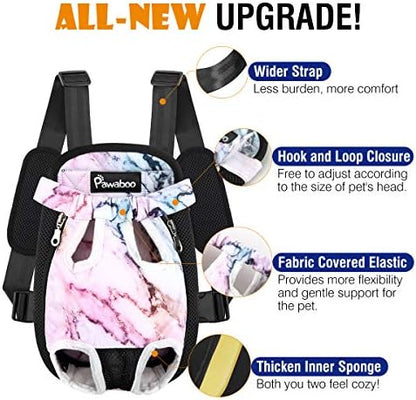 Pawaboo Pet Front Carrier Backpack for Small Medium Dogs - Image 4