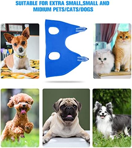 Kkiimatt 10 in 1 Dog Pet Grooming Hammock Harness with Nail Clippers/Trimmer, Dog Hammock for Nail Trim, Grooming Sling Hanger for Nail Trimming/Clipping (S/Under 30lb, Blue) - Image 3