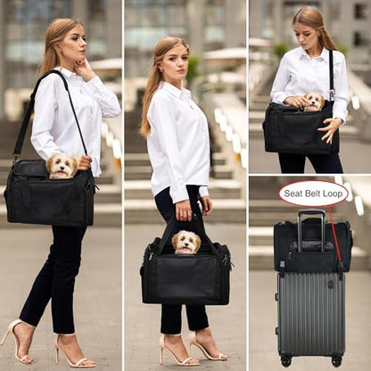 EliteField Deluxe Soft Pet Carrier for Cats and Dogs (3-Year Warranty) - Image 3