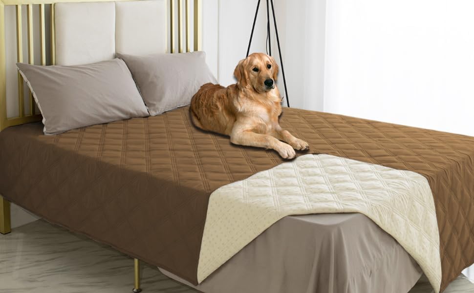 Ameritex Waterproof Dog Bed Cover Pet Blanket with Anti-Slip Back for Furniture Bed Couch Sofa - Image 7