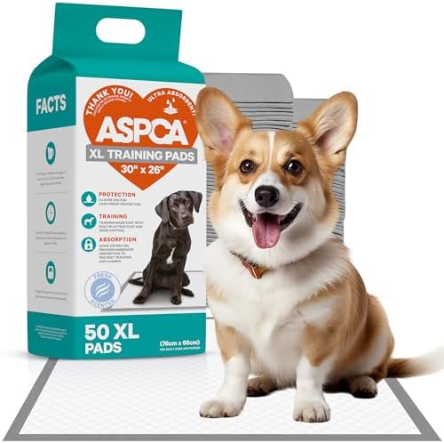 ASPCA Dog Training Pads, XL 26" x 30", Fresh Scented, 50 Count by ASPCA