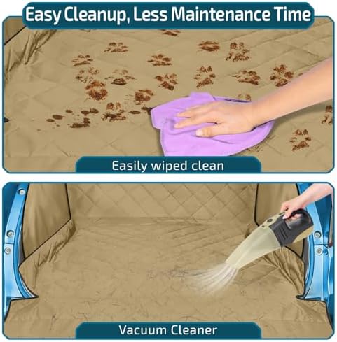 Veckle SUV Cargo Liner for Dogs - Trunk Cover with Bumper Flap Protector - Image 6