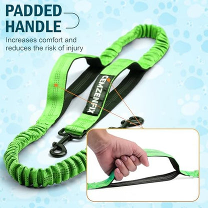 Hands Free Dog Leash for 2 Dogs, Waist Leash with Dual Bungee - Image 3