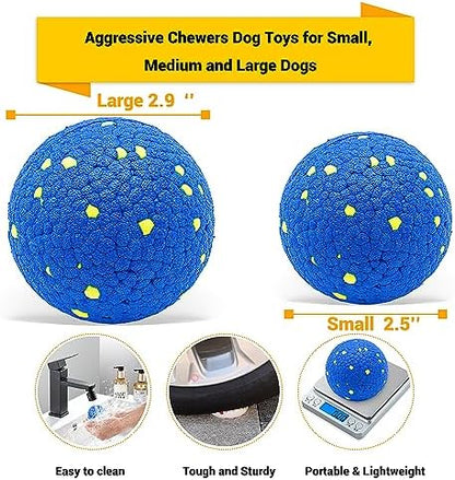 Dog Balls Toys for Aggressive Chewers(2 Pack) - Image 3