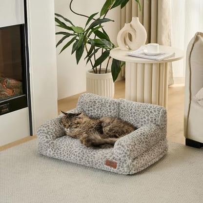 Hollypet Small Dog Large Cat Bed Puppy Couch Beds for Pets up to 25 lbs - Image 7