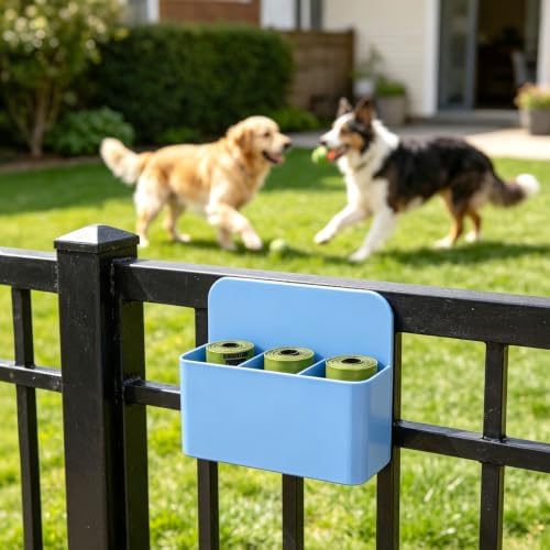 2 PCS Magnetic Dog Poop Bag Dispenser, Dog Poop Bags Holder, Wall Mount Pet Waste Bag Storage Container Comes with 90 Scented Waste Bags Indoor Outdoor Use for Dog Poop and Cat Litter Bags - Image 6