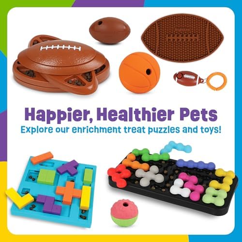 Brightkins Soccer Ball Lick Mat - Mental Stimulation for Dogs, Feeding Treat Mats for Dogs and Cats, Enrichment Dog Food Mat, Puppy Training Tools, Cat Feeder Toy, Dog Toys Boredom, Slow Pet Feeder - Image 6